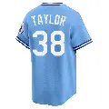 Men's No.38 Josh Taylor Kansas City Royals Light Blue Limited Throwback Cooperstown Collection Jersey