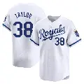 Youth No.38 Josh Taylor Kansas City Royals White Limited Home Jersey