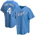 Youth No.4 Danny Tartabull Kansas City Royals Light Blue Replica Alternate Jersey