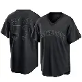 Youth No.53 Carlos Estevez Kansas City Royals Black Replica Pitch Fashion Jersey