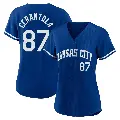 Youth No.87 Eric Cerantola Kansas City Royals Royal Replica 2022 Alternate Jersey